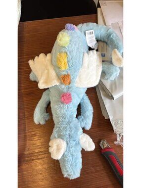 Sky Dragon Plush Full Size Stuffed Animal Sky Blue w/ Dust Bag NEW Collectible
